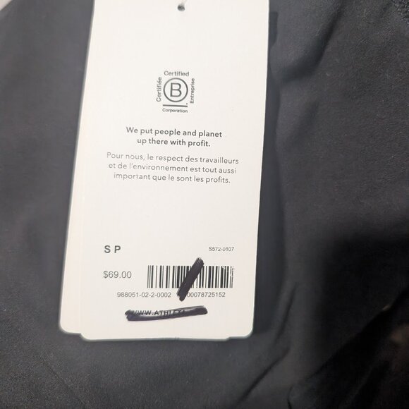 Athleta | Conscious Crop Cut Out Bra In Black (D-DD cup) - Picture 7 of 16